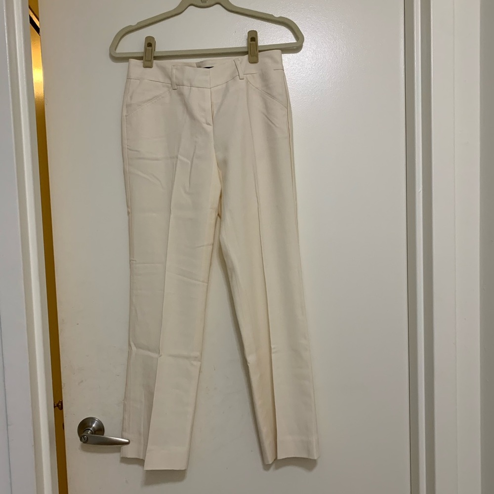 Theory cream dress pants.